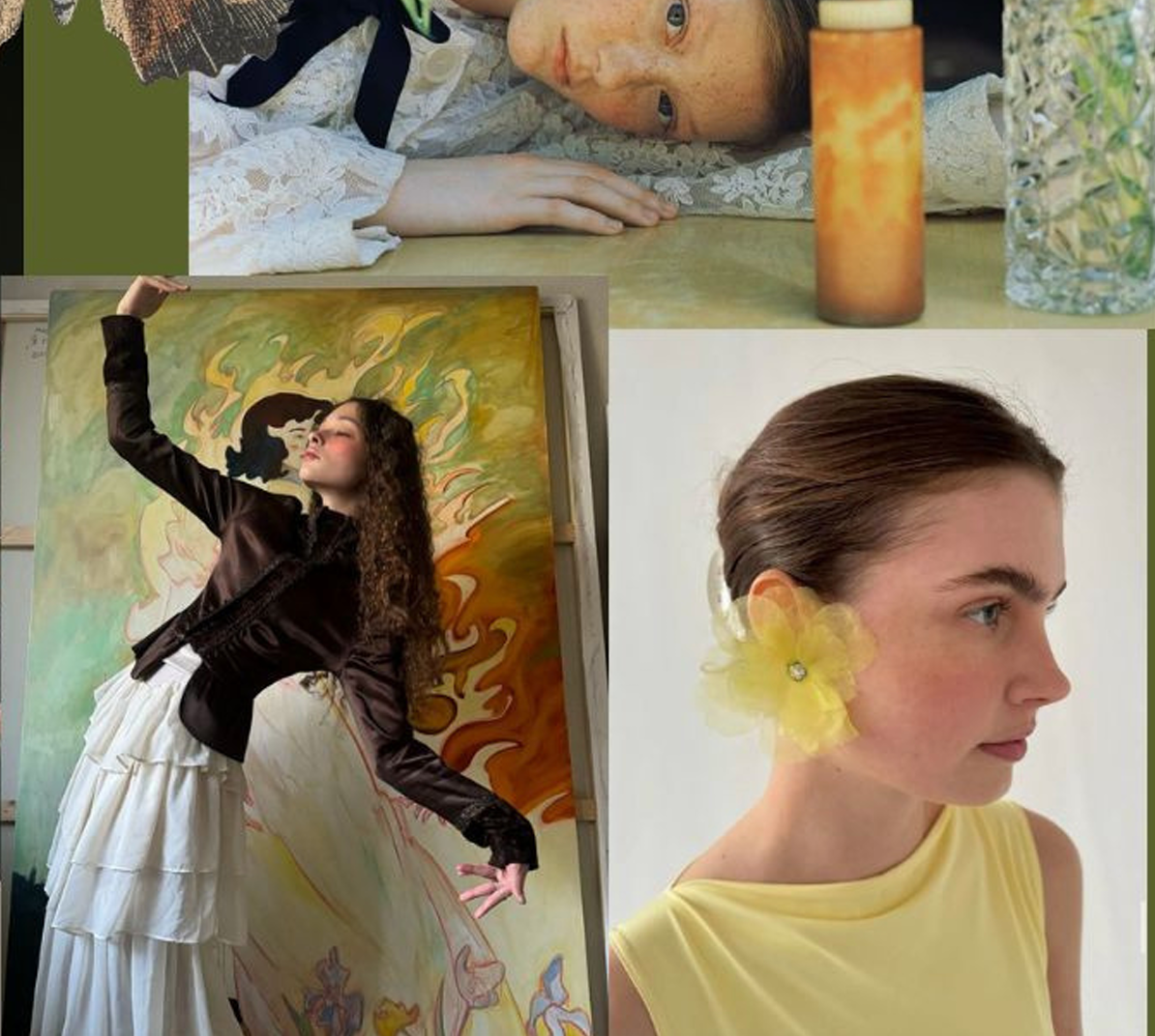 Moodboard — textures, styling and colour references